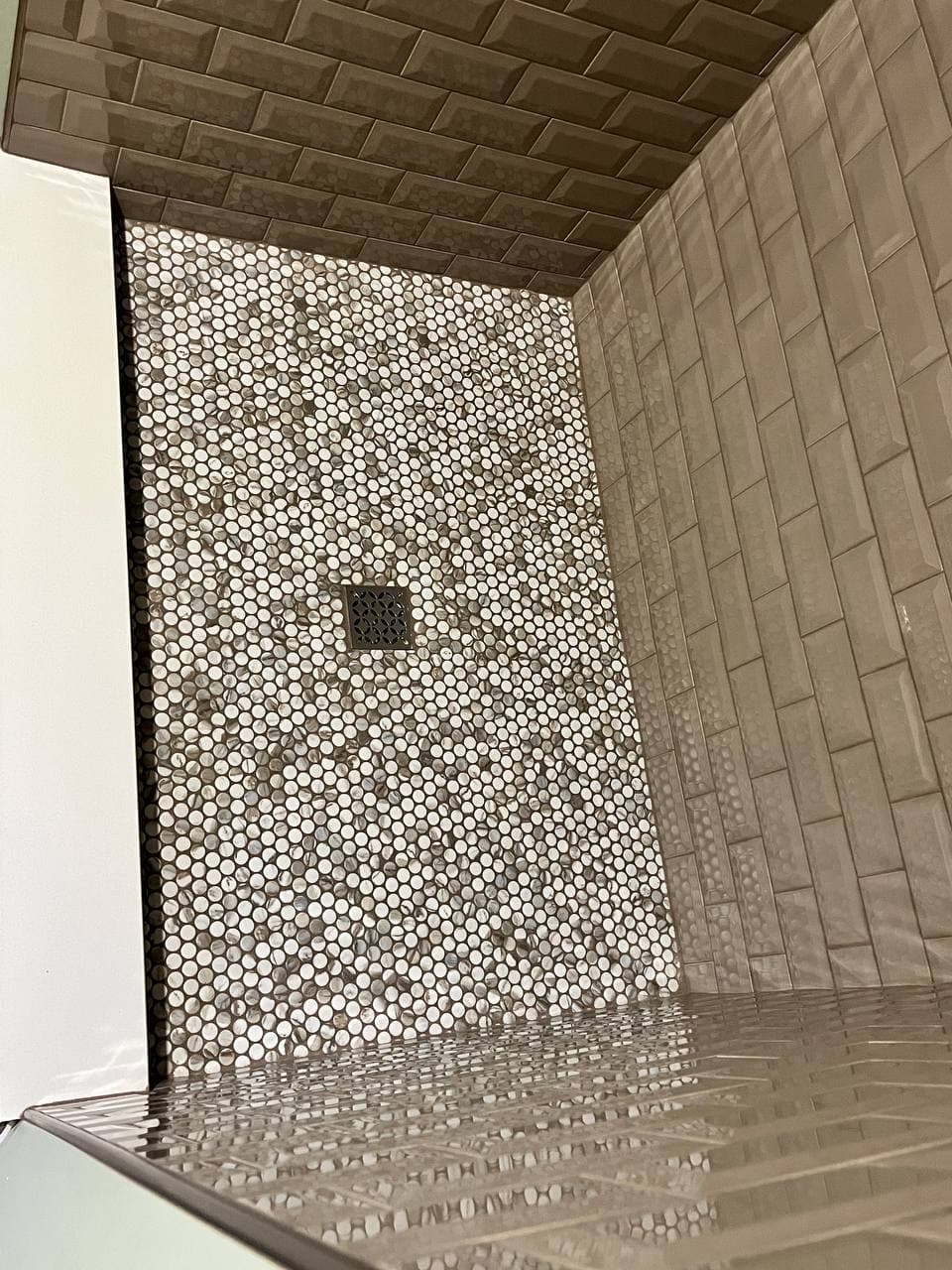 Tile installation project 6