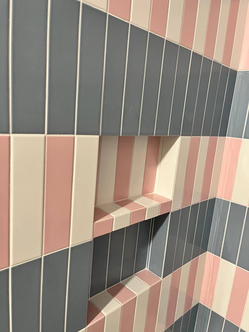 Tile installation project 12