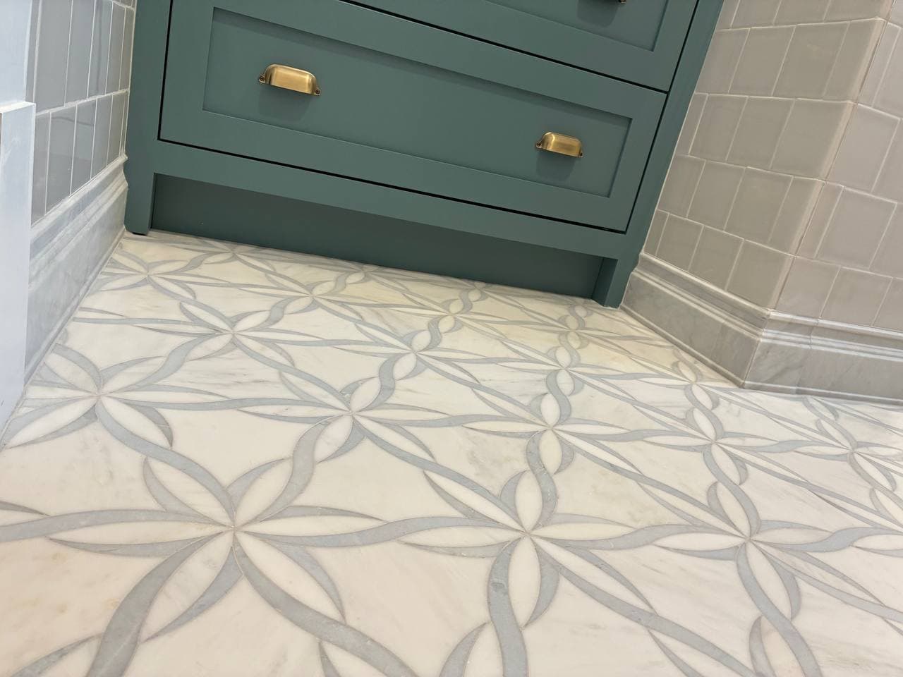 Tile installation project 13