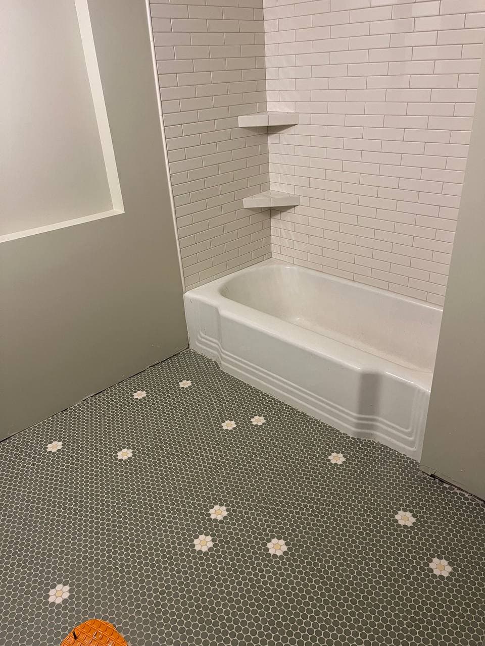 Tile installation project 14