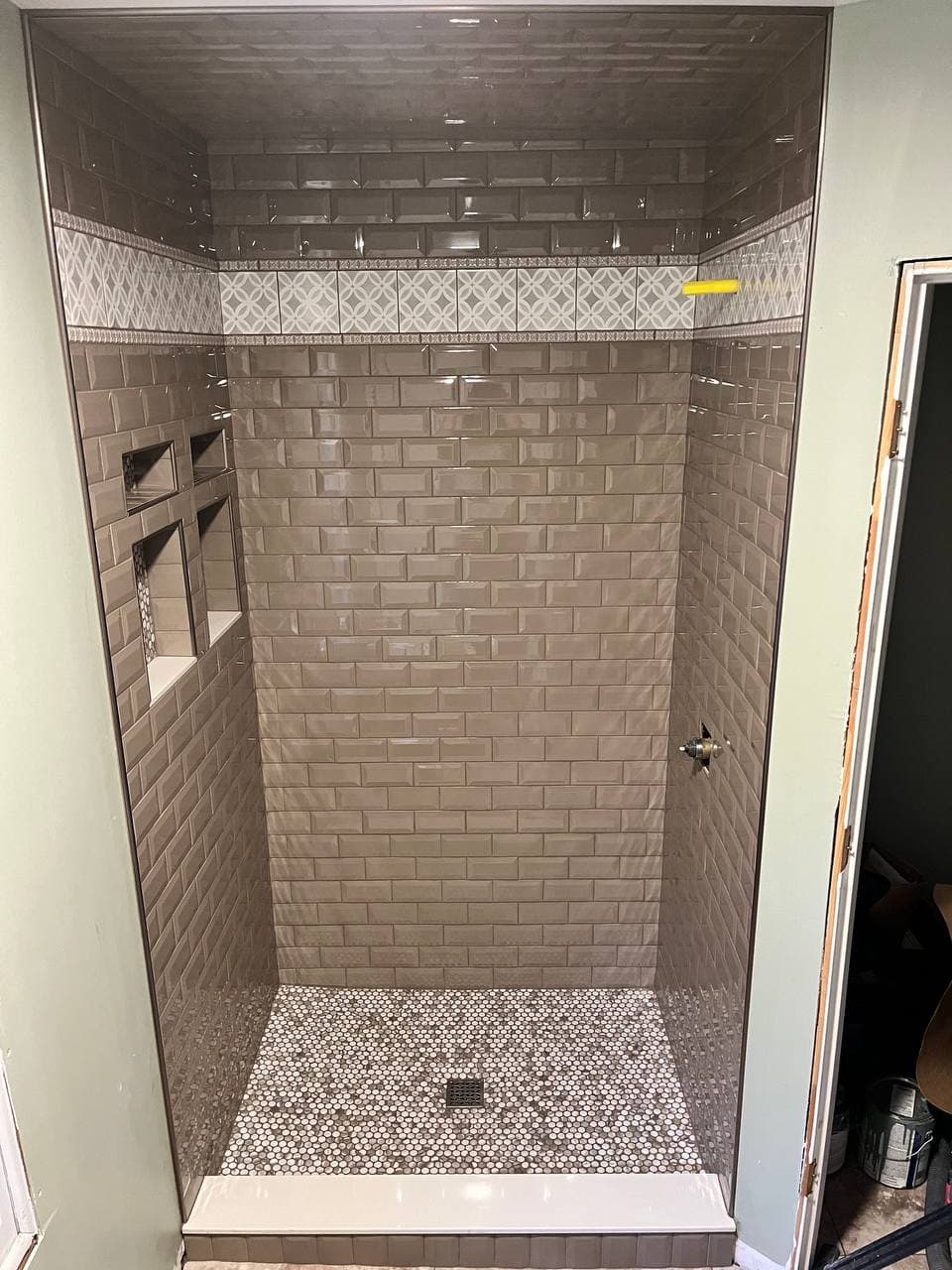 Tile installation project 21